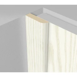 Abdeckleiste Pinie weiß 2,6 m