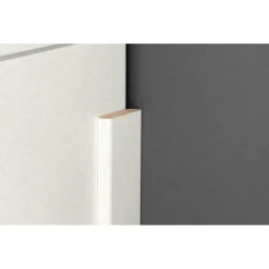 Abdeckleiste weiß Struktur 2,6 m