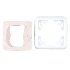 Abdeckrahmen mit IP44 Montreal 1-fach ultraweiß Serie 502