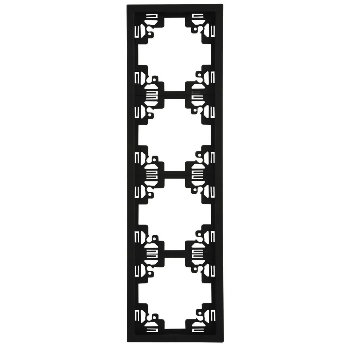 Abdeckrahmen Sao Paulo 4-fach schwarz Serie 902