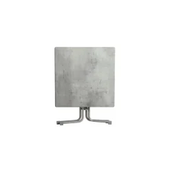 acamp Tisch Piazza 70 x 70 cm platin/cemento grigio