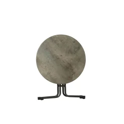 acamp Tisch Piazza Durchmesser 80 cm klappbar anthrazit/cemento
