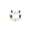Adventskerzenhalter Durchmesser 16 cm gold