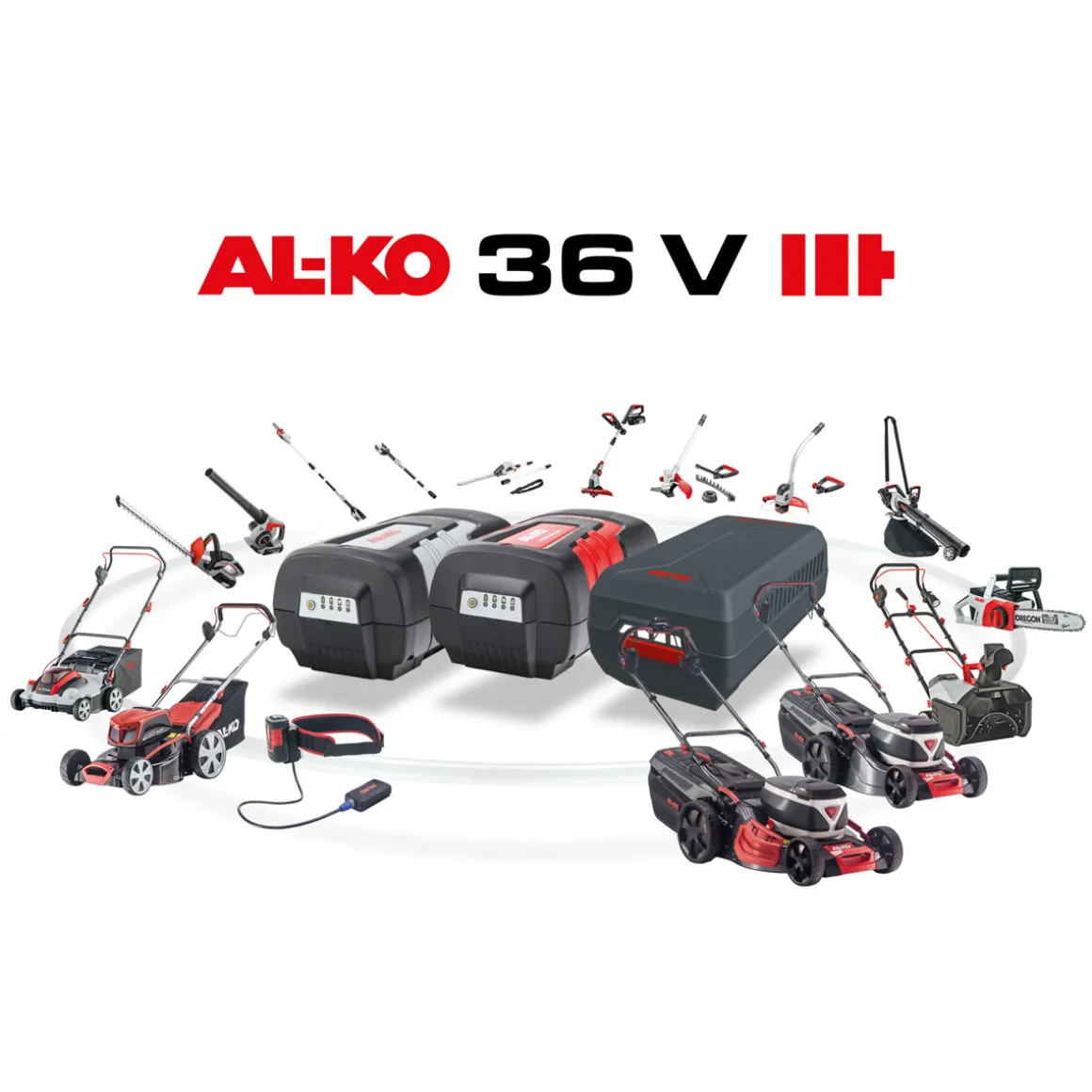 AL-KO Akku-Rasenmäher 36 V 4.65 Li SP Easy Set inkl. Akku 4.0 Ah und Ladegerät