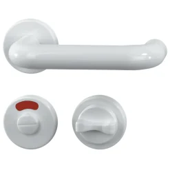 Alpertec Rosettengarnitur Wanda-R für WC weiß