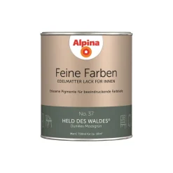 Alpina Buntlack Feine Farben Lack No 37 Held des Waldes edelmatt 750ml