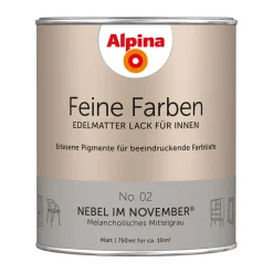 Alpina Buntlack Feine Farben Lack No 02 Nebel im November edelmatt 750ml