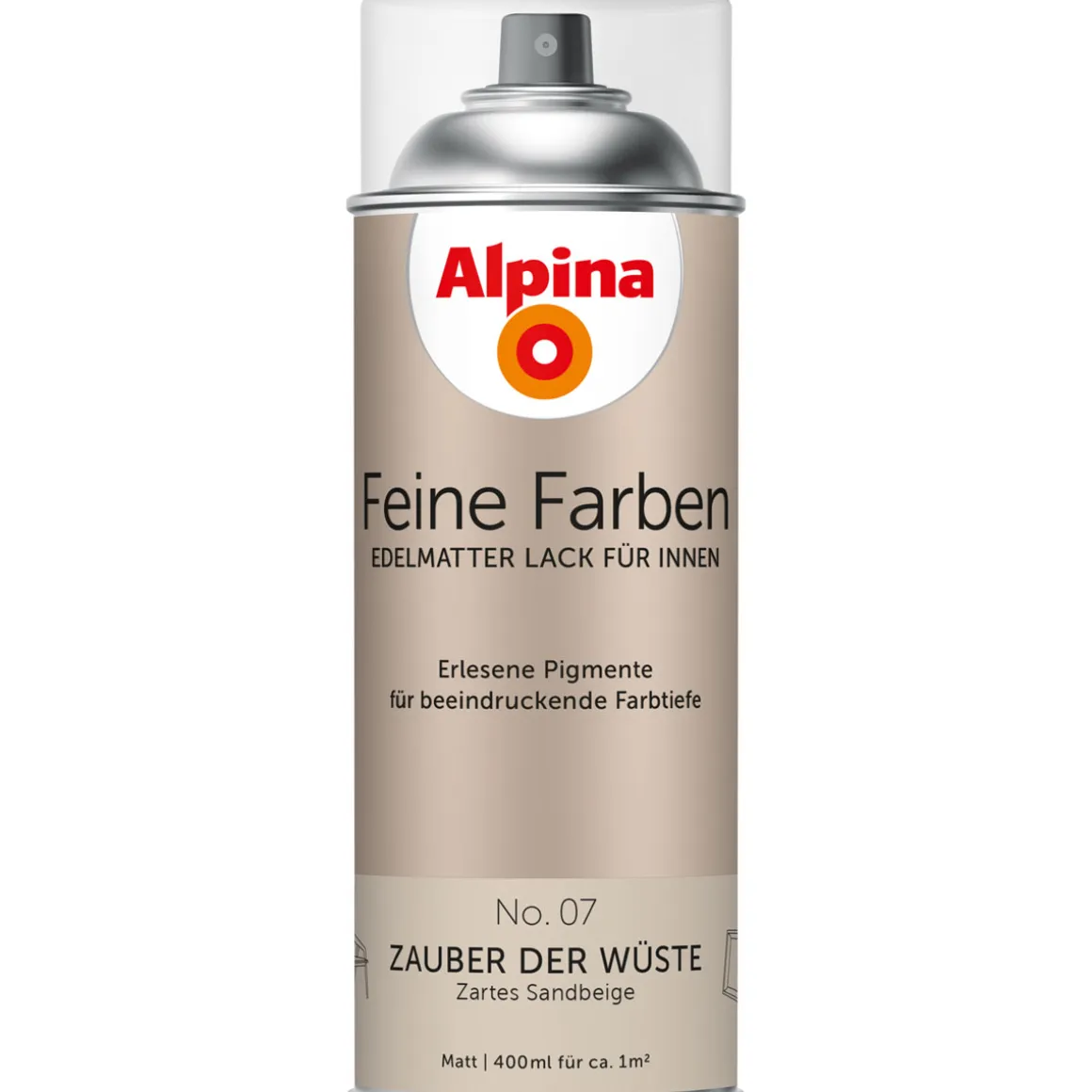 Alpina Buntlack Feine Farben Sprühlack No 07 Zauber der Wüste edelmatt 400ml