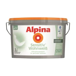 Alpina Wandfarbe Sensitiv Wohnweiß 5 L