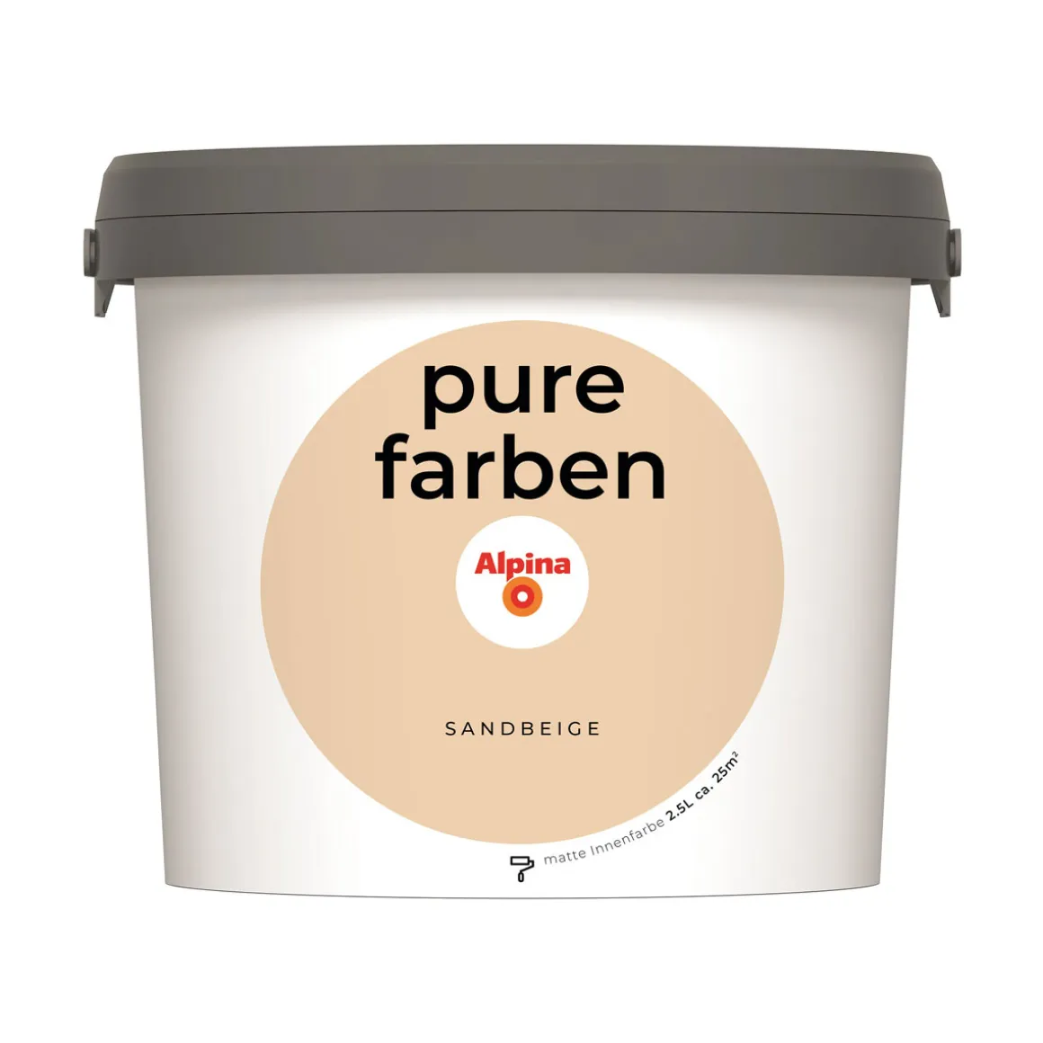 Alpina Innenfarbe pure farben 2,5 L Sandbeige matt
