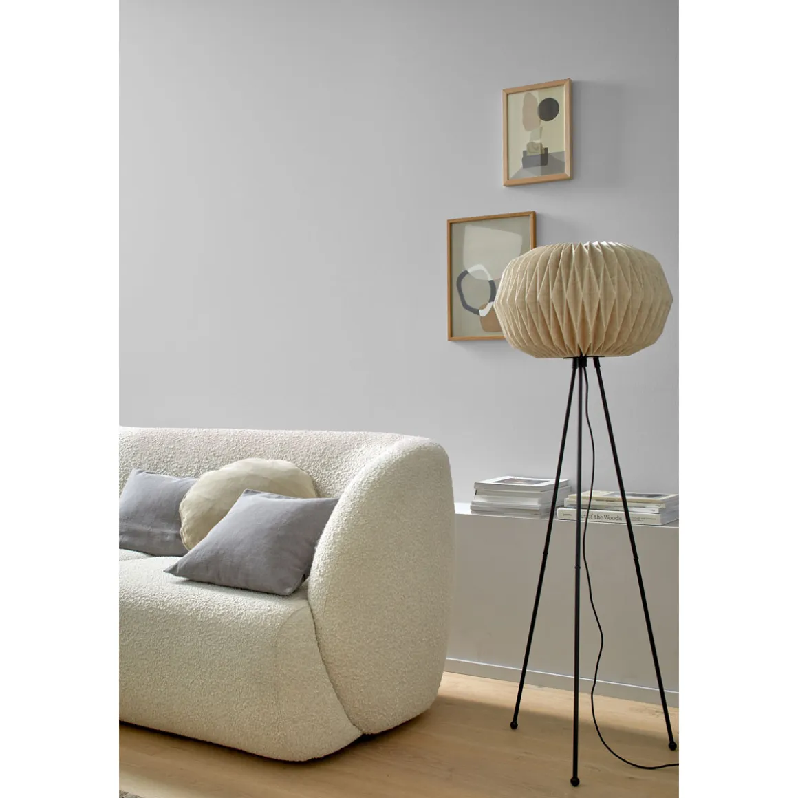 Alpina Innenfarbe pure farben 2,5 L Wolkengrau matt