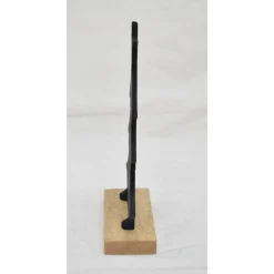 Aluminium Baum auf Sockel schwarz H21 cm