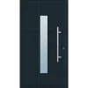 Aluminium Sicherheits-Haustür Parma Superior 60 mm anthrazit 110 x 210 cm Anschlag rechts inkl Griffset