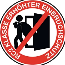 Aluminium Sicherheits-Haustür Como Superior grau 100 x 210 x 6 cm links