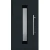 Aluminium Sicherheits-Haustür Salerno Exklusiv 75 mm anthrazit 100 x 210 cm Anschlag rechts inkl Griffset