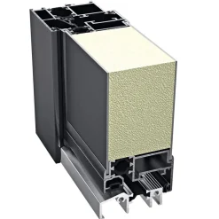 Aluminium Sicherheits-Haustür Sassari Superior 60 mm anthrazit 110 x 210 cm Anschlag links inkl Griffset