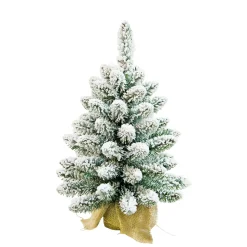 Ambientis Beschneiter Tannenbaum mit Jute 45 cm