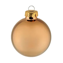 Ambientis Glaskugeln 6 cm braun champagner Mix