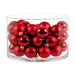 Ambientis Glaskugeln 4,5 cm rubinrot Mix
