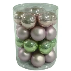 Ambientis Glaskugeln 3 cm Rosa-Mint-Mix 28 Stk.
