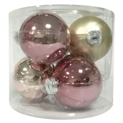 Ambientis Glaskugeln 8 cm Avenue of Romance 6 Stk.