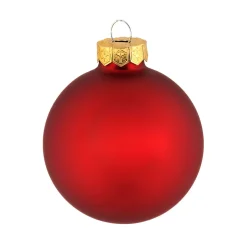 Ambientis Glaskugeln 6 cm rubinrot Mix