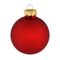 Ambientis Glaskugeln 6 cm rot grün Mix