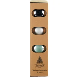 Ambientis Glaskugeln 8 cm salbei Mix