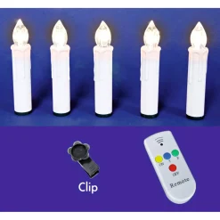 Ambientis LED-Baumkerzen-Set kabellos 10 Stück für Außen