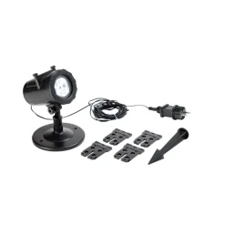 Ambientis LED-Wandprojektor mit austauschbaren Motivplatten