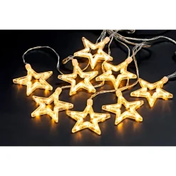 Ambientis Sternen-Lichterkettenvorhang für Außen