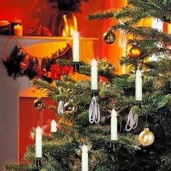 Ambientis Weihnachtsbaumkerzen-Set kabellos 20er Timer Dimmfunktion