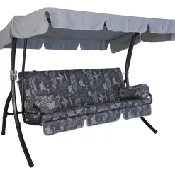 Angerer Freizeitmöbel GmbH Hollywoodschaukel „Trend Schmetterling“, grau