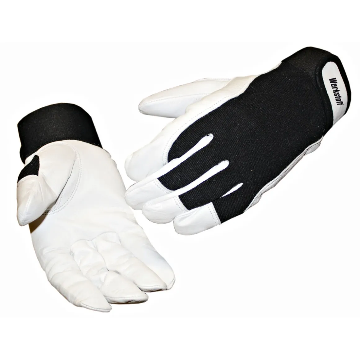 Arbeitshandschuh „AtWork Kenwo“ grau-weiß Gr. 12