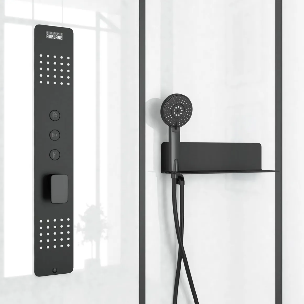 Aurlane Komplettdusche Urban 2 Rectangle 90 x 115 x 215 cm