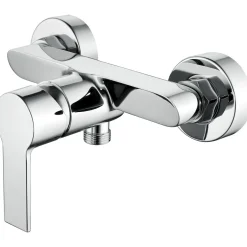 Basic Duscharmatur Arles chrom 1/2"-Brauseanschluss inkl S-Anschlüssen und Rosetten