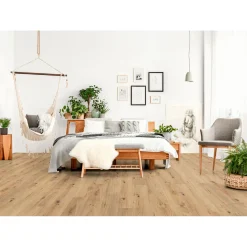 Basic Laminatboden Eiche Silent 138 x 19,3 cm