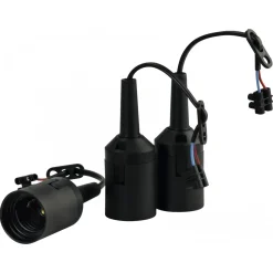 Basic Lampenfassungsset schwarz 3er-Pack