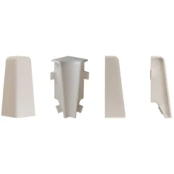 Basic Leistenzubehör weiß, 6 Stück