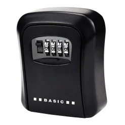 Basic Schlüsseltresor schwarz 4-stelliger Zahlencode