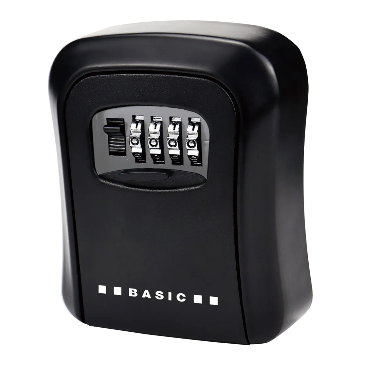 Basic Schlüsseltresor schwarz 4-stelliger Zahlencode