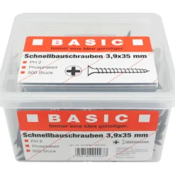 Basic Schnellbauschrauben-Eimer 3,9 x 35 mm 500 Stück