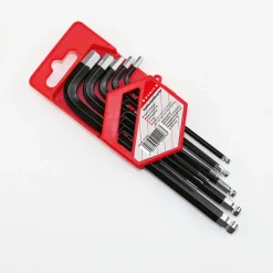 Basic Sechskantschlüssel-Set langarm Kugelkopf 10-teilig