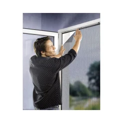 Basic Tür Fliegengitter 110 x 210 cm schwarz