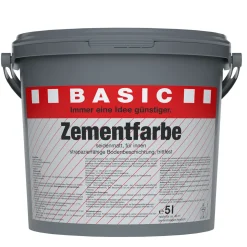 Basic Zementfarbe grau 5 L