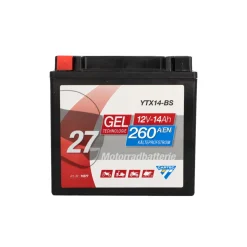 Batterie GEL YTX14-BS 14Ah 260A