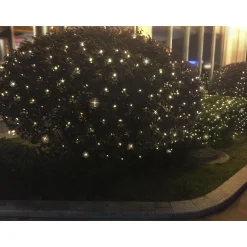 Batterielichternetz mit 160 warmweißen LED 2 x 2 m