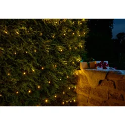 Batterielichternetz mit 160 warmweißen LED 2 x 2 m