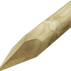 Baumpfahl 6,5 x 250 cm gefräst gespitzt