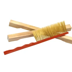 Bienenreich Bienenbesen Standard 1-reihig Kunststoff rot